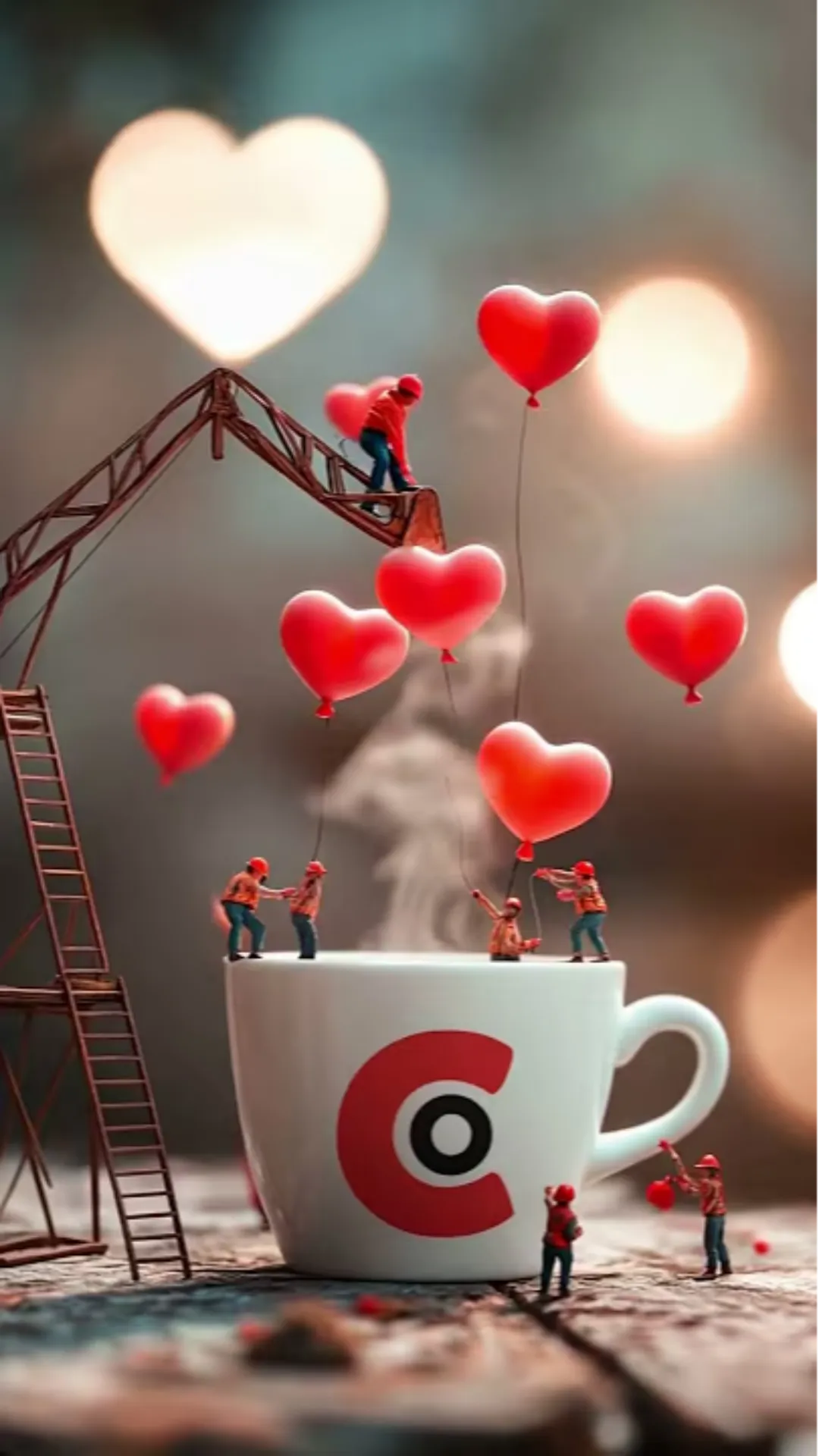 ☕ Minik kahve ustaları, güne harika bir başlangıç yapıyor! Kruvasan mı, kahve mi? 🤔 #ai #coffee